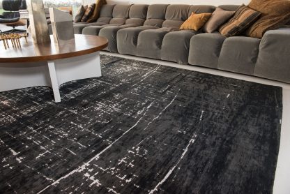 Teppich Mad Men Griff-8655 White On Black16