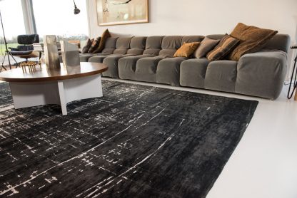 Teppich Mad Men Griff-8655 White On Black14